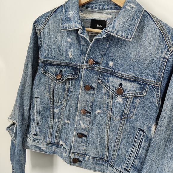 BDG | distressed denim jacket - Picture 2 of 5